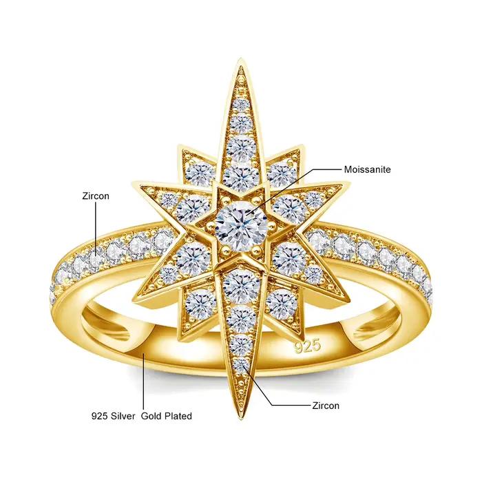 Bague de luxe en Moissanite pour femmes, couleur D VVS1, 3MM, 925, tendance, anniversaire de mariage, bijoux fins, cadeau, nouveau Style 2023