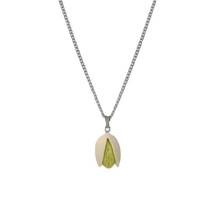 Collier pendentif pistaches mode animal de compagnie cuir colliers ras du cou alliage de zinc femmes occasions spéciales