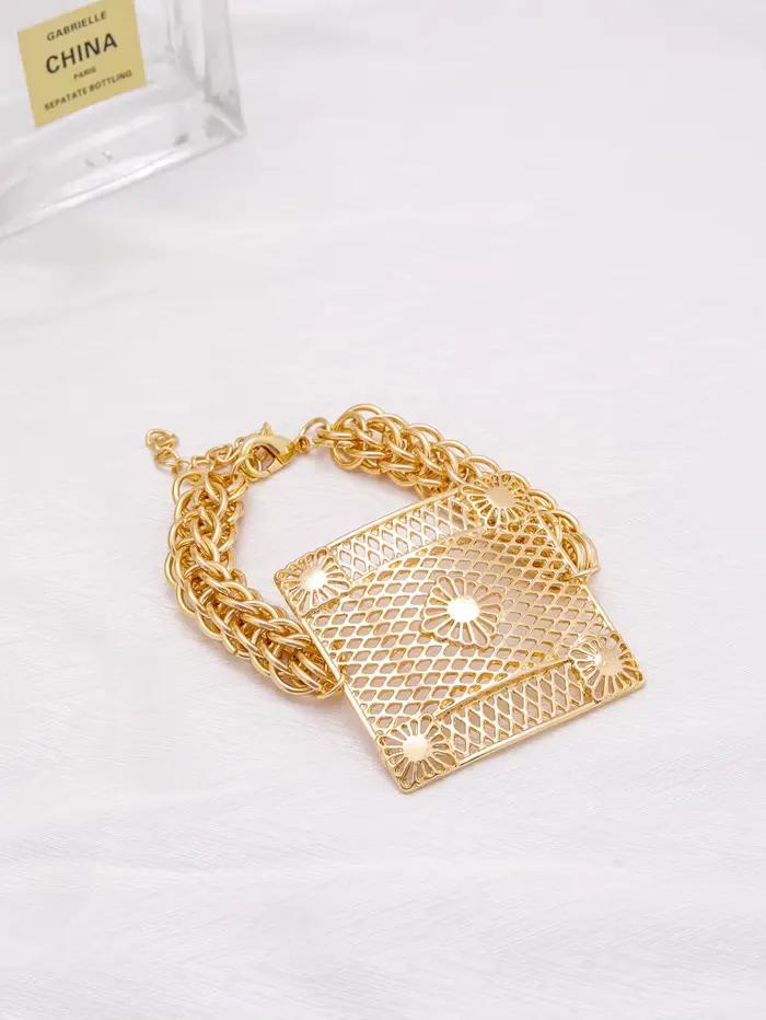 Ensemble de bijoux plaqués or 18 carats pour femmes africaines