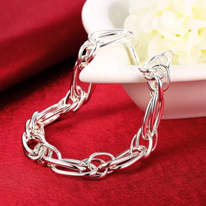Bracelet en argent Sterling 925 pour femmes et hommes