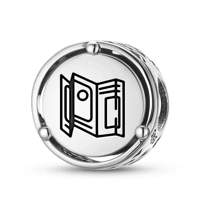 Breloque symbole en argent Sterling 925, coix Maya Maya, adaptée au Bracelet Original, accessoires d