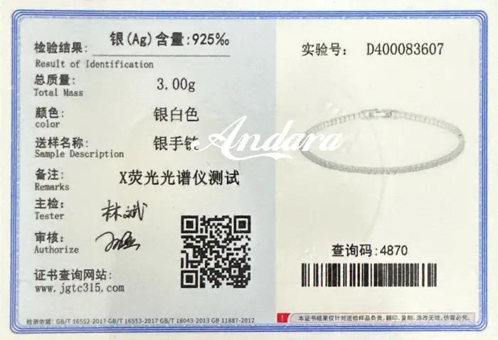 Bracelet tennis en argent sterling 925 plaqué or rose