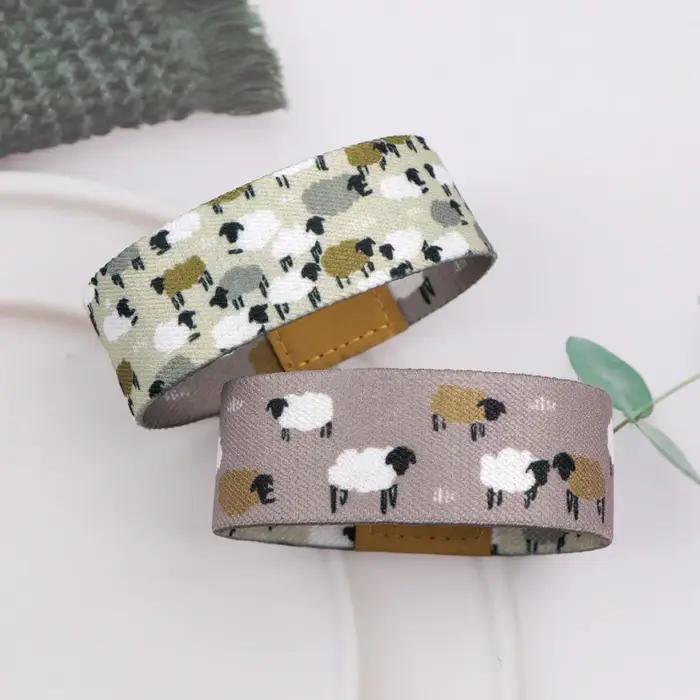 Bracelet de montagne unisexe acrylique classique avec réglage de lunette pour homme et femme, accessoire sportif et mode pour randonnée et vacances