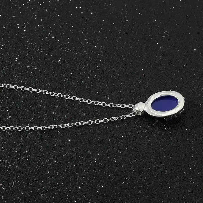 Film populaire Vampire Diaries collier Elena Gilbert Vervain romantique cristal pendentif