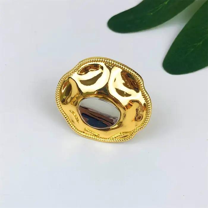 Collier Boucles d'Oreilles Bracelet Bague En Or 18K Ensemble De Bijoux Pour Femmes Classiques Occasions Spéciales