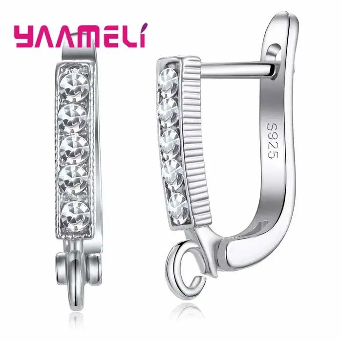 Boucles d'oreilles en argent Sterling 925 faites à la main, 2 pièces, une paire, résultats de bricol