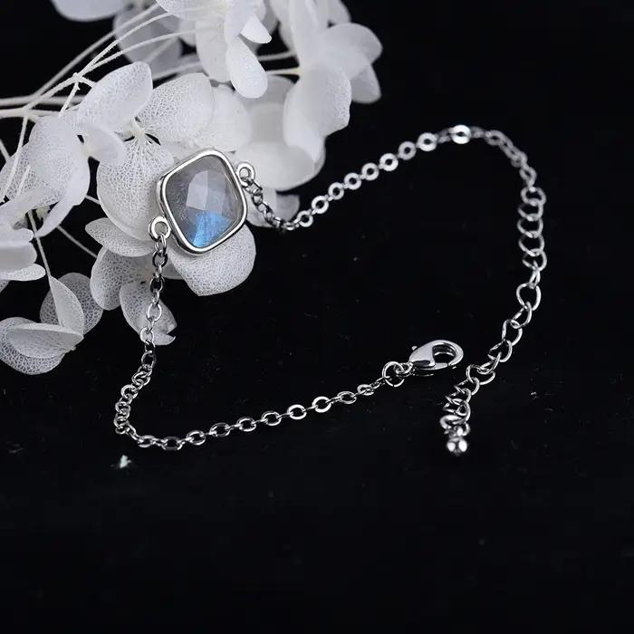 ITSMOS – Bracelet en argent Labradorite naturelle