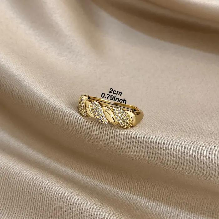 Freetry – bague géométrique Vintage plaquée or pour femmes