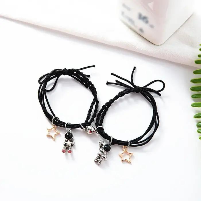 Bracelets d'attraction magnétique en forme de coeur pour couple romantique pour femmes hommes cadeau amitié occasion spéciale anniversaire fantaisie