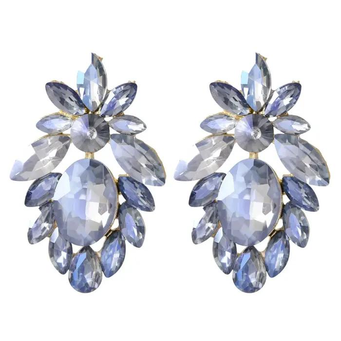 Boucles d'oreilles longues et élégantes en forme de goutte d'eau pour femmes