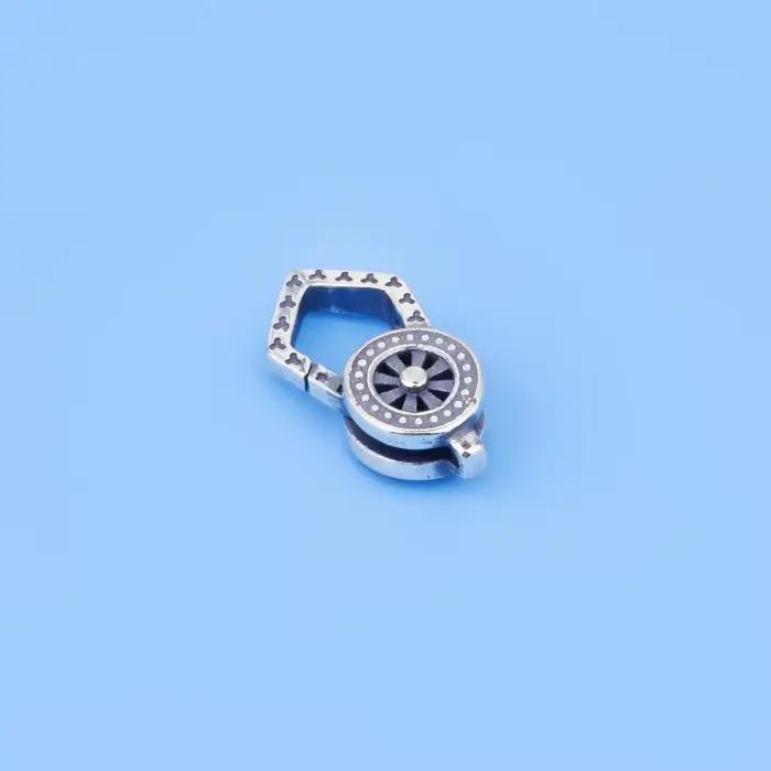 Bijou Vintage en Argent Sterling S925 Fermoir en Forme de U Accessoire Élégant pour Femmes Occasions Spéciales