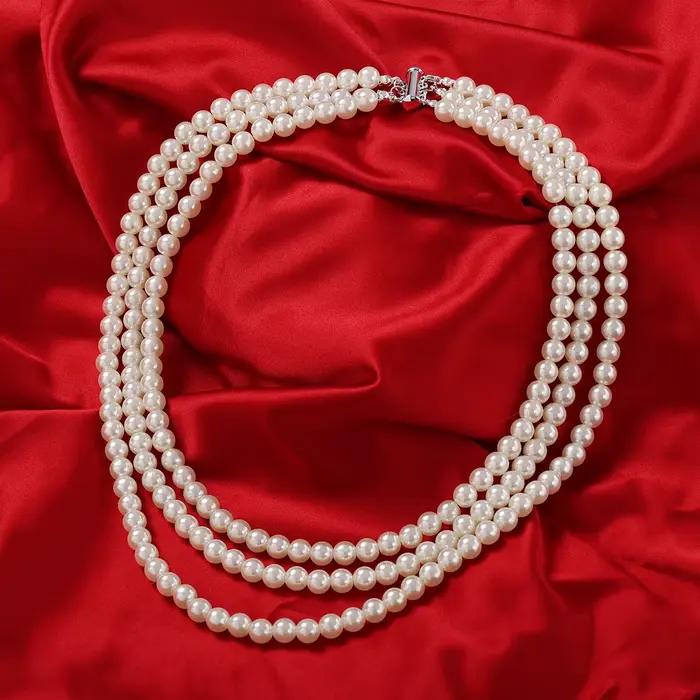 Collier de Cosplay reine Vintage, faux collier ras du cou en perles, Renaissance médiévale, Anne Boleyn, accessoires de Costume