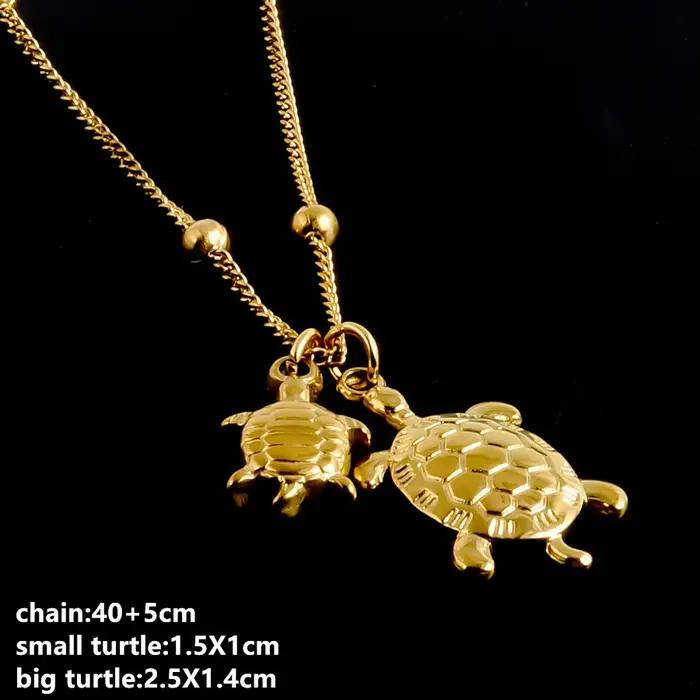 Collier marin en acier inoxydable plaqué or véritable avec perles et pendentifs coquillage