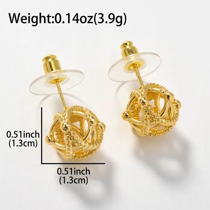 Diana bébé bohême luxe Dubai boucles d'oreilles plaqué or mariage mariée bijoux pour femmes cadeau saint valentin