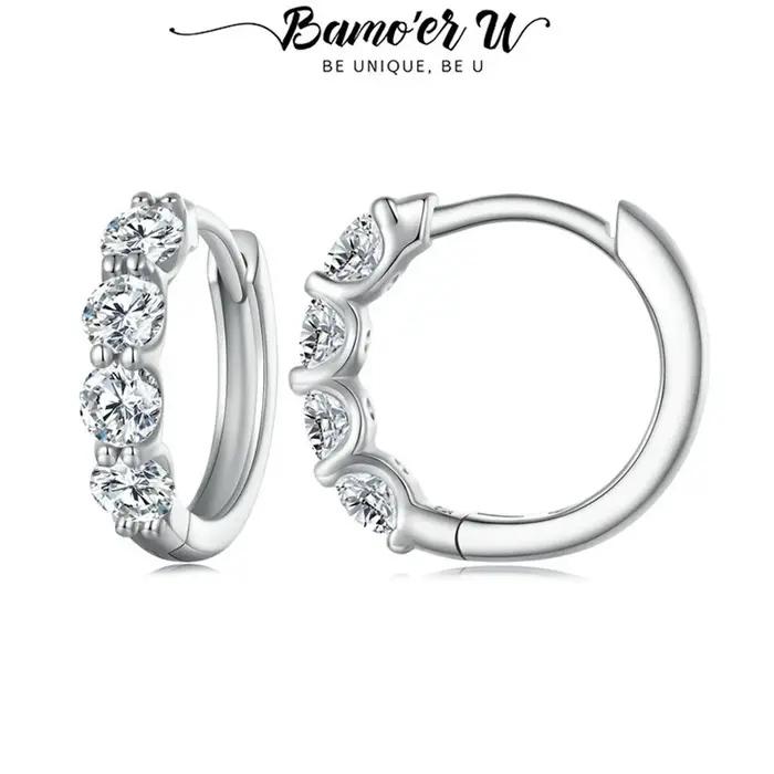Bamoer – boucles d'oreilles en argent Sterling 925 pour femmes
