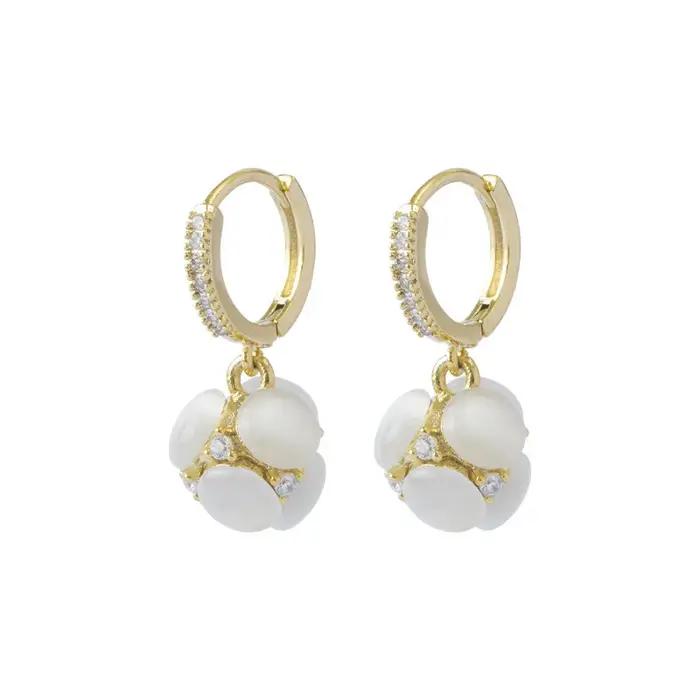 Boucles d'oreilles en or 18 carats pour femmes