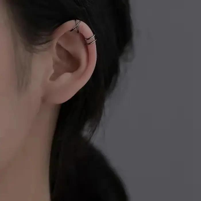 Boucles d'oreilles à Clip en acier inoxydable pour femmes