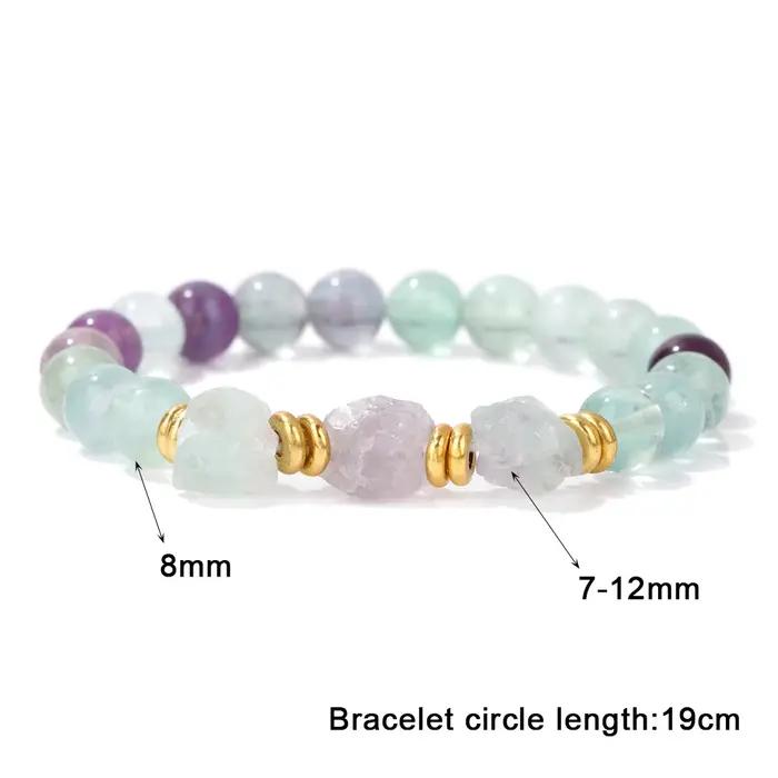 Bracelet en Pierre de Guérison de 8mm