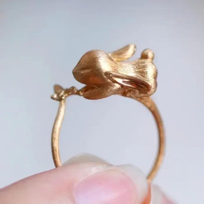 Ensembles de bijoux en forme de lapin mignon et exquis