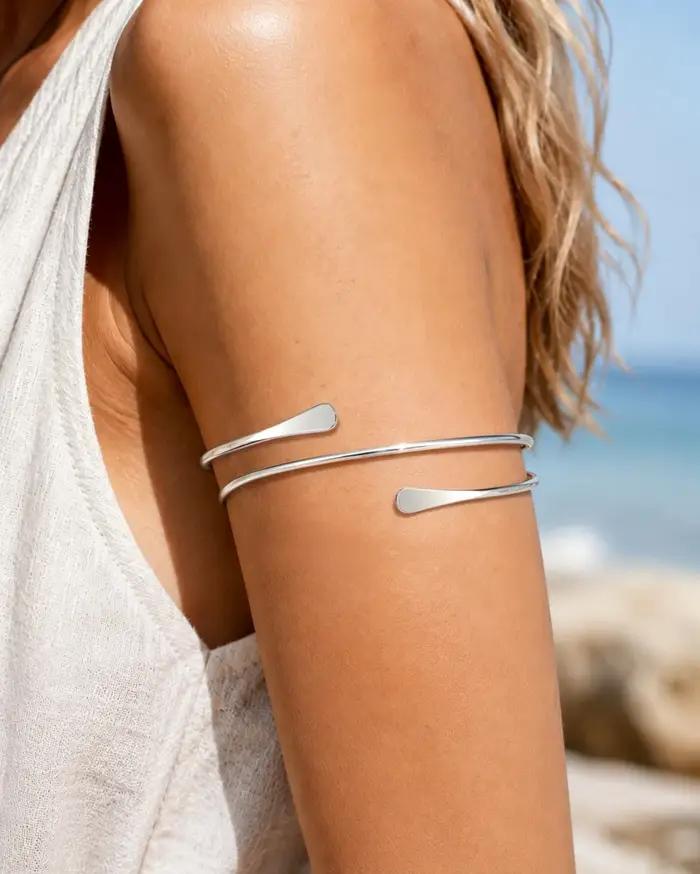 Bracelet manchette du haut du bras pour femmes