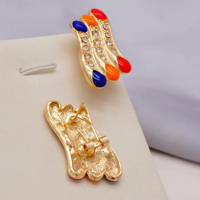 Ensemble de bijoux fins en perles africaines pour femmes, collier, bracelet, boucles d'oreilles, bague, cadeaux de mariage, patients de Dubaï, 2023