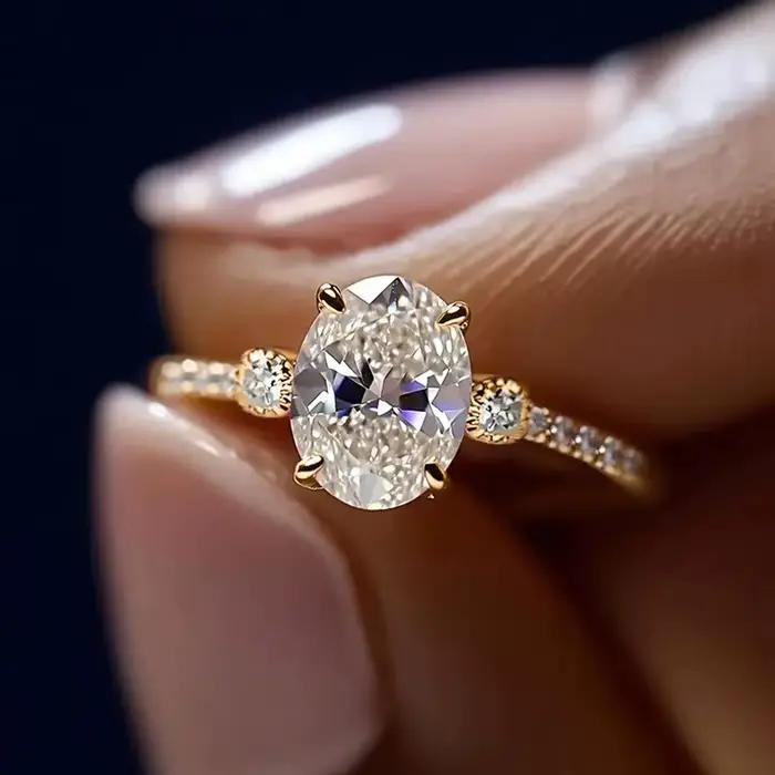 Huitan – bague couleur or pour femmes