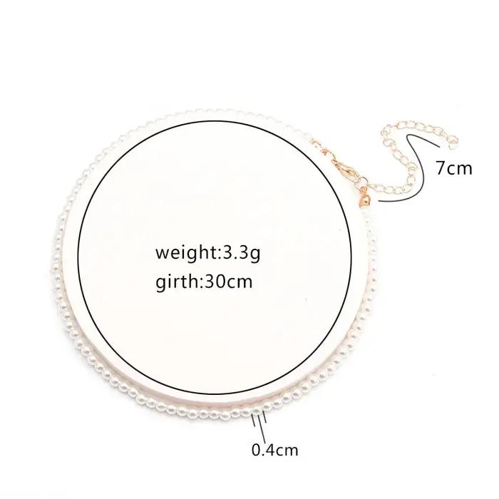 Collier ras du cou classique élégant en perles blanches pour femmes et hommes, idéal pour mariage, banquet, bijoux faits main vintage, cadeau de fête