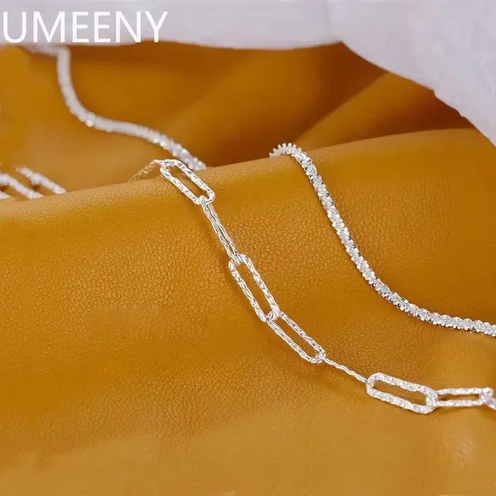 Bracelets scintillants en argent Sterling 925 pour femmes, mode coréenne de styliste, Double couche, ciel étoilé, bijoux de mariage