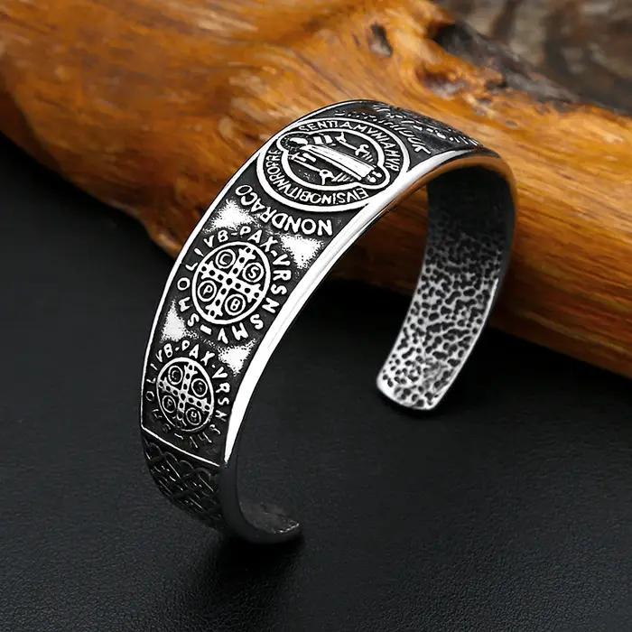 Bracelet exorcisme Vintage Saint benoît pour hommes et femmes