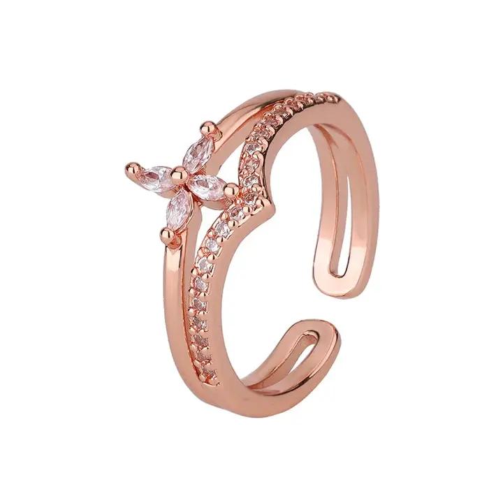 Bagues de fiançailles en argent Sterling 925 pour femmes