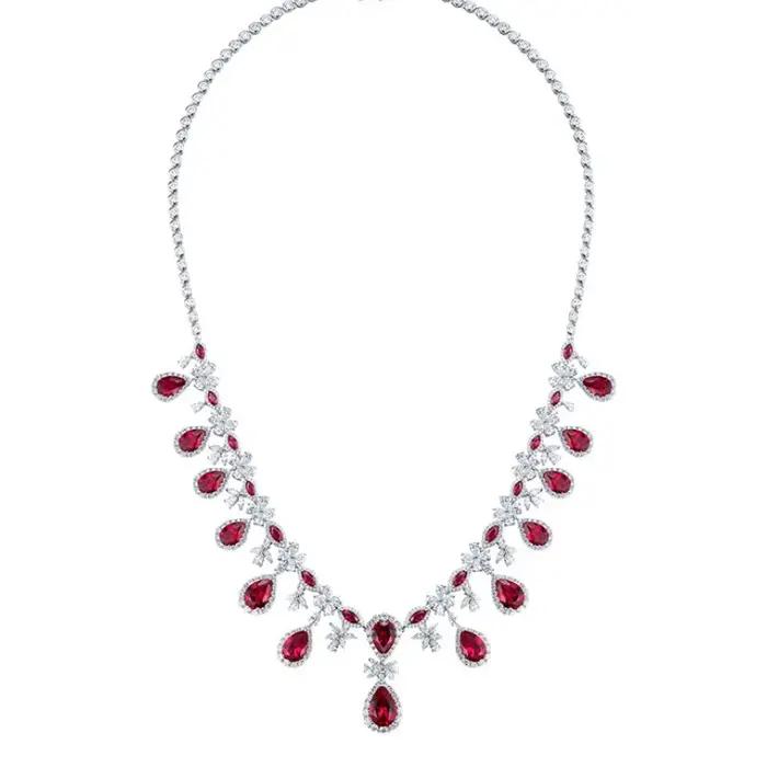 Collier adrenNecklace de laboratoire de luxe pour femme