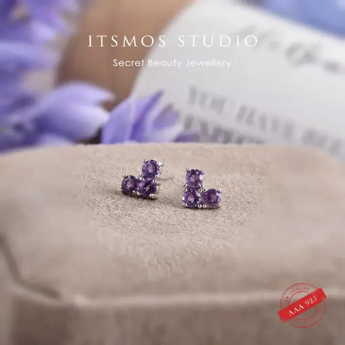 Boucles d'Oreilles en Argent Sterling 925 pour Femme