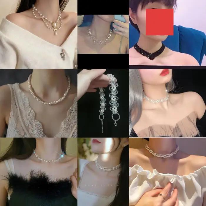 Ensemble de colliers de perles artisanales en multicouches pour femmes, ajustables, élégants et luxueux pour toutes les occasions spéciales