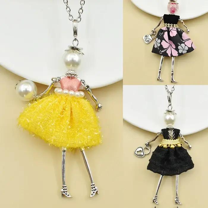 Collier pendentif Rick de dessin animé mignon pour femme