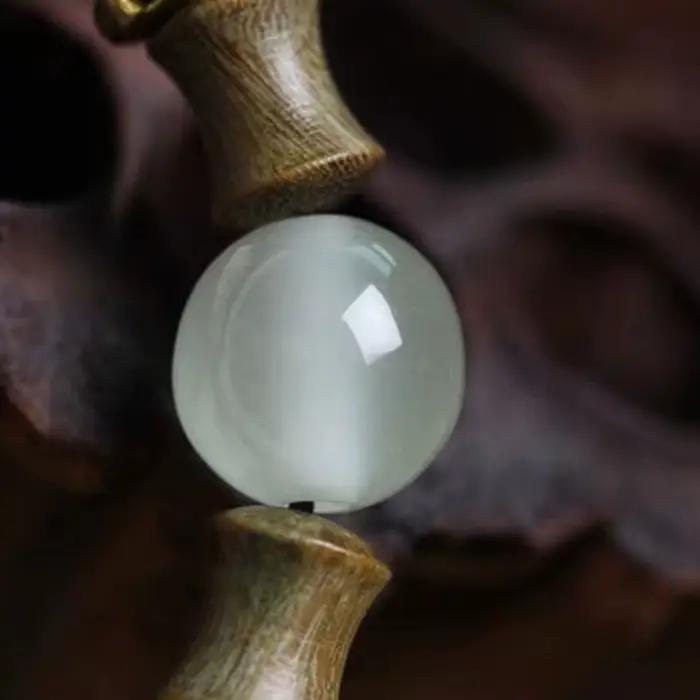 Bracelet en bois de santal vert pour femme, accessoires de bijoux, décoration de chapelet de nuit, matiques à main, cadeau de bijoux