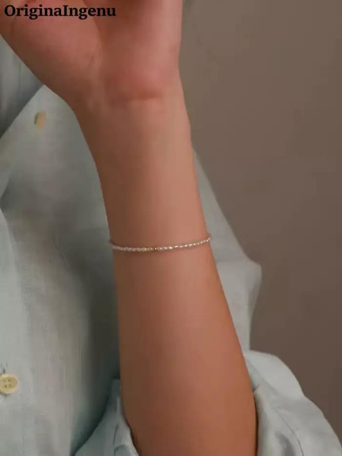 Bracelet personnalisé en perles naturelles