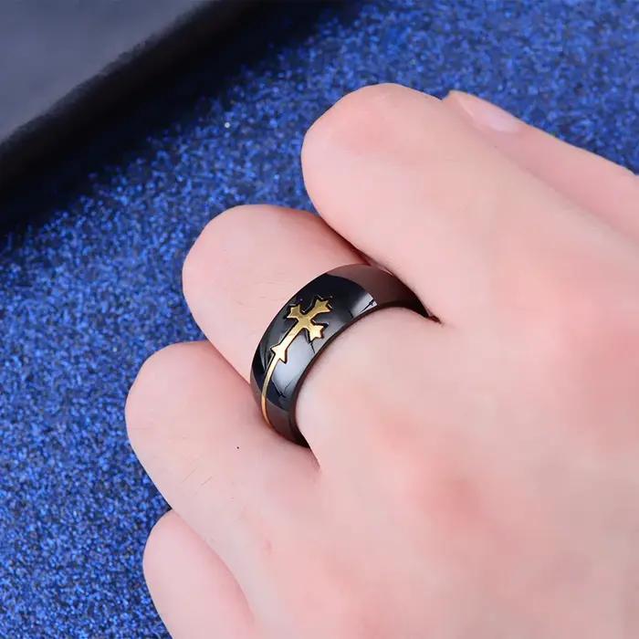 Bague croisée couleur or argent pour femmes et hommes