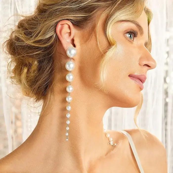 Boucles d'oreilles longues pendantes pour femmes