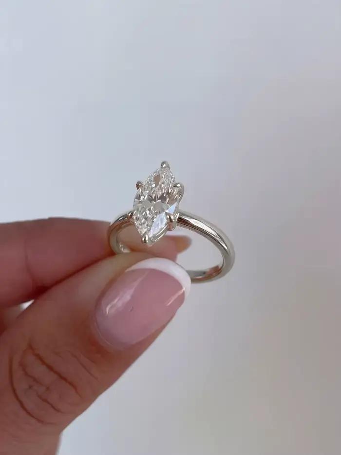 Bague en argent sterling 925 sertie de zirconium blanc élégante pour femmes occasions spéciales mariage fiançailles bijoux fins de luxe