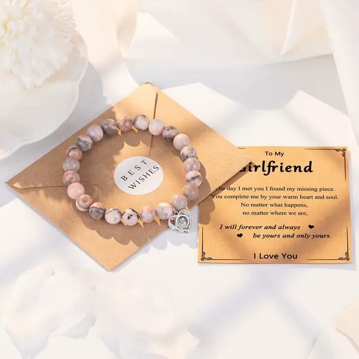 Bracelet je t'aime en 100 langues pour couples