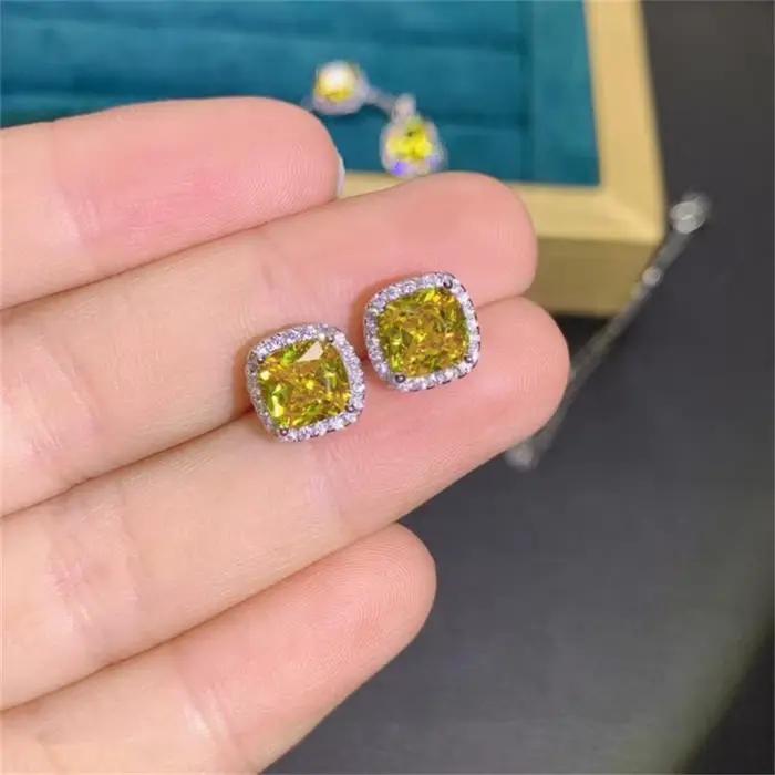 Ensembles de bijoux fins plaqués or blanc pour femmes