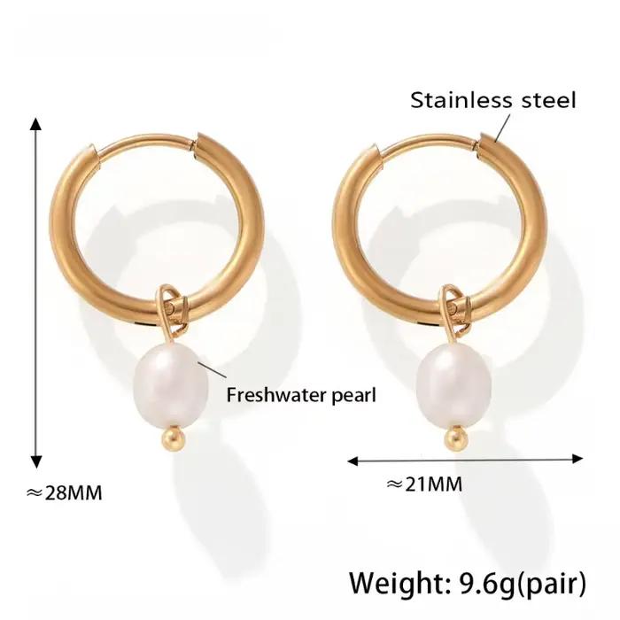 Ensemble de collier et boucles d'oreilles en perles d'eau douce baroques pour femmes, bijoux à la mode, cadeau de fête