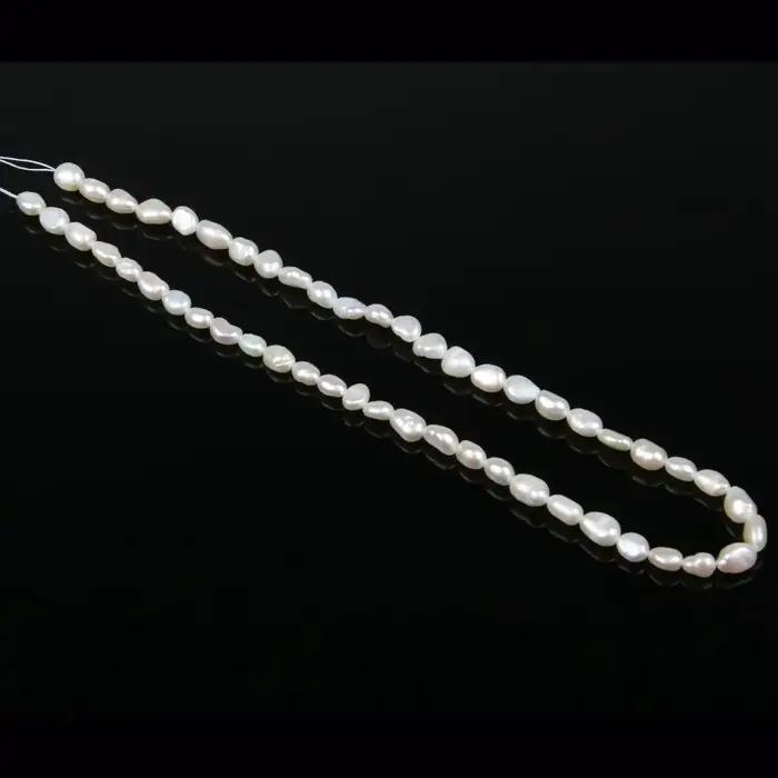 Perles d'Eau Douce Naturelles de Haute Qualité, Perforation Irrégulière, pour la Fabrication de Bijo