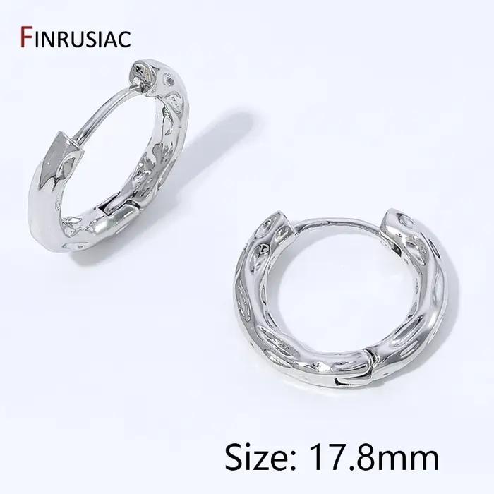 Crochets de boucles d'oreilles en laiton plaqué or 18 carats