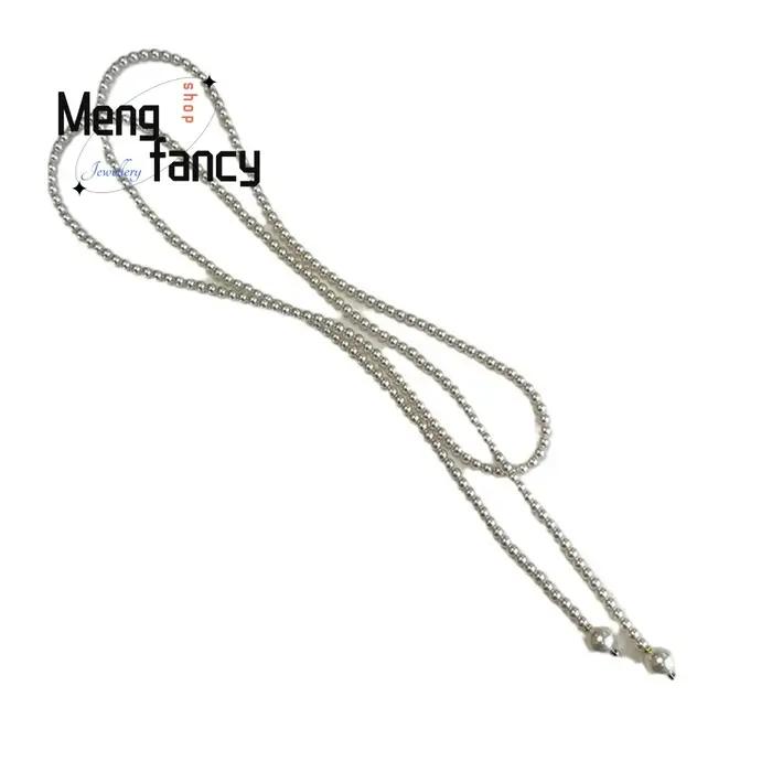Collier de perles d'eau douce certifié style classique avec motif géométrique pour femmes élégance moderne polyvalent pour occasions spéciales