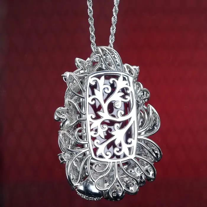 Collier de mariage fleur de mode pour femme
