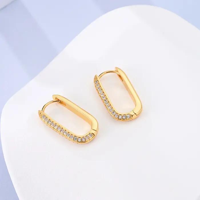 Boucles d'oreilles rondes en argent 925 pour femmes