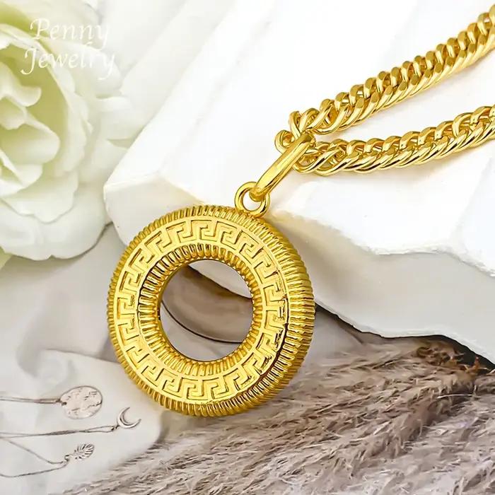 Ensemble de bijoux plaqués or 18 carats collier et boucles d'oreilles élégants pour mariage et occasions spéciales