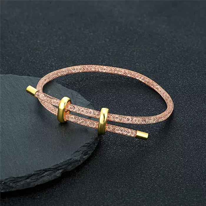 Bracelet de Couple à la mode pour hommes et femmes, en maille de cristal, étanche, bijoux d'amitié, cadeau