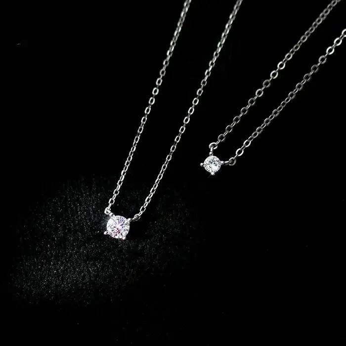 La Monada-Collier Minimaliste en Argent Fin 4.8 pour Femme